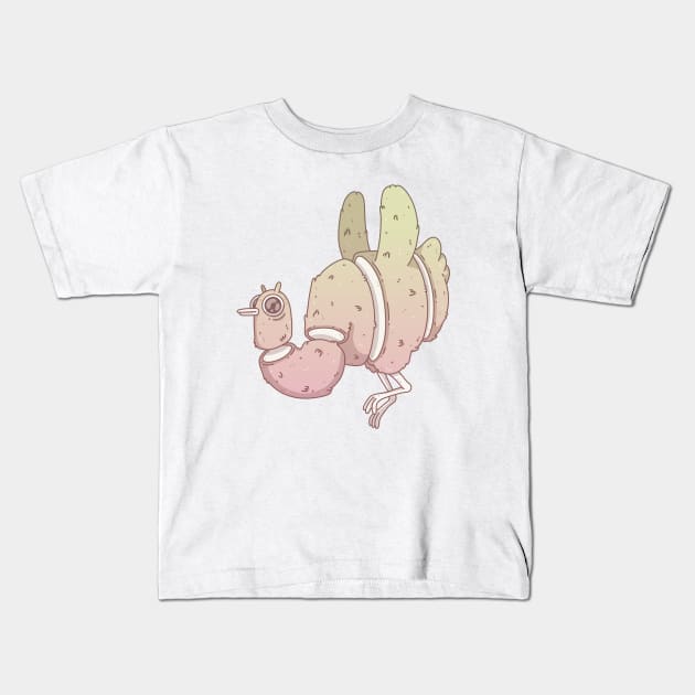 birb Kids T-Shirt by odsanyu